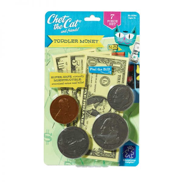 EDUCATIONAL INSIGHTS CHET THE CAT AND FRIENDS TODDLER MONEY EI-3064