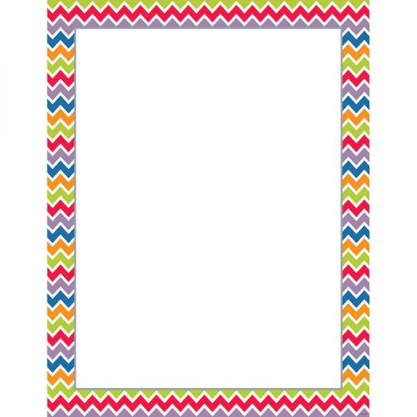 CREATIVE TEACHING PRESS CHEVRON BLANK CHART CTP0172