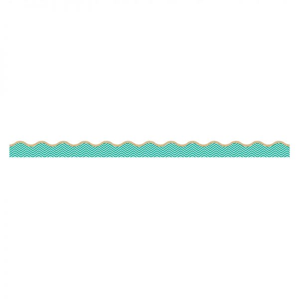 EDUPRESS CHEVRON BURLAP SIMPLY BORDER EP-3279