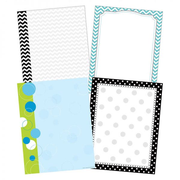 BARKER CREEK CHEVRON & DOTS PAPER SET BCPSS0756
