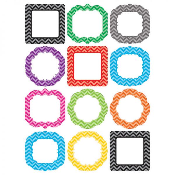 TEACHER CREATED RESOURCES CHEVRON FRAME MINI ACCENTS TCR5525