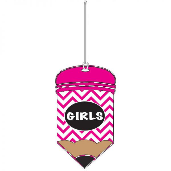 ASHLEY PRODUCTIONS CHEVRON PENCIL GIRLS HALL PASS ASH10446