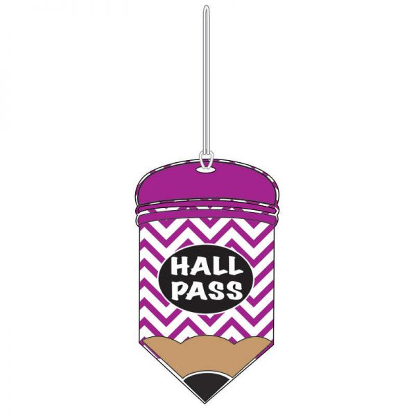 ASHLEY PRODUCTIONS CHEVRON PENCIL HALL PASS ASH10445