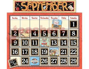 Teacher Created Resources Classroom Calendar Bulletin Board from Mary Engelbreit 