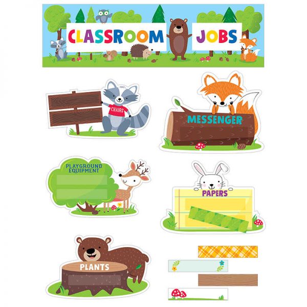 CREATIVE TEACHING PRESS CLASSROOM JOBS MINI BB SET WOODLAND FRIENDS CTP1759