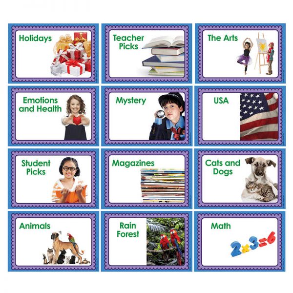 EDUPRESS CLASSROOM LIBRARY LABELS EP-366