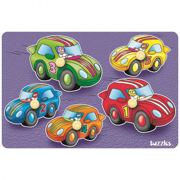 PLATAPILLA USA INC CLEVER CARS PEG PUZZLE PPAKN2X3028