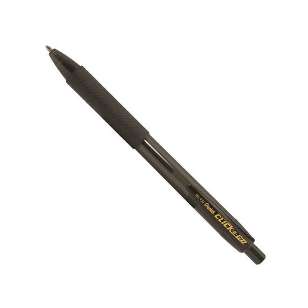 PENTEL OF AMERICA CLICK N GO BLK RETRACTBLE BALLPOINT PEN MEDIUM LINE PENBK450AA