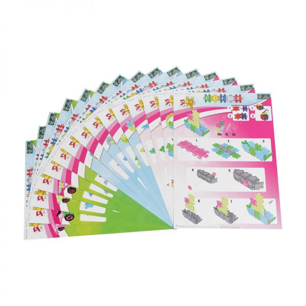 TOYLINKS INC. CLICS 15 GLITTER BUILDING IDEA CARDS TLKCP011