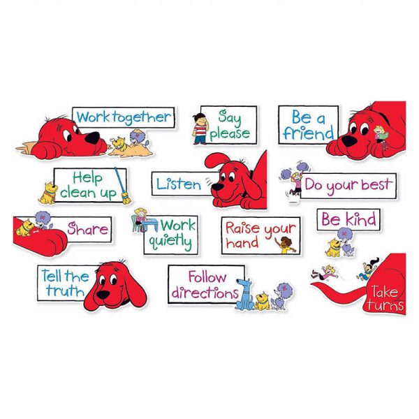 SCHOLASTIC TEACHING RESOURCES CLIFFORD CLASS RULES MINI BB SET SC-581925
