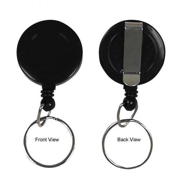 C-LINE PRODUCTS INC C-LINE RETRACTING ID CARD REELS BELT CLIP WITH SPLIT RING CLI89241