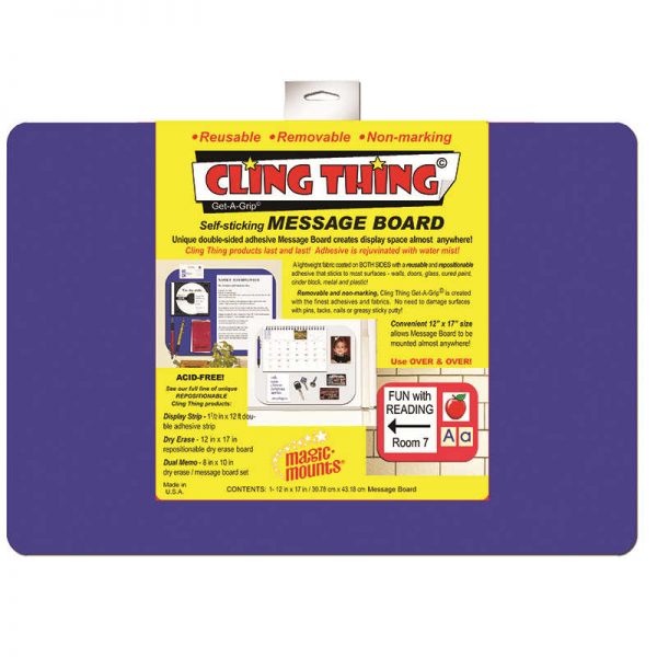 MILLER STUDIO CLING THING MESSAGE BOARD BLUE MIL3280