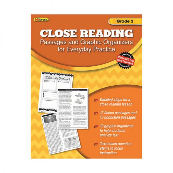 TEACHER CREATED RESOURCES CLOSE READING PRACTICE BOOK GRADE 2 EP-2560