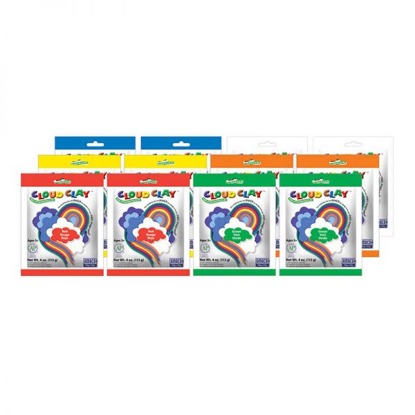 AMERICAN ART CLAY CLOUD CLAY MULTI COLOR 48OZ CLASS PACK AMA30216R