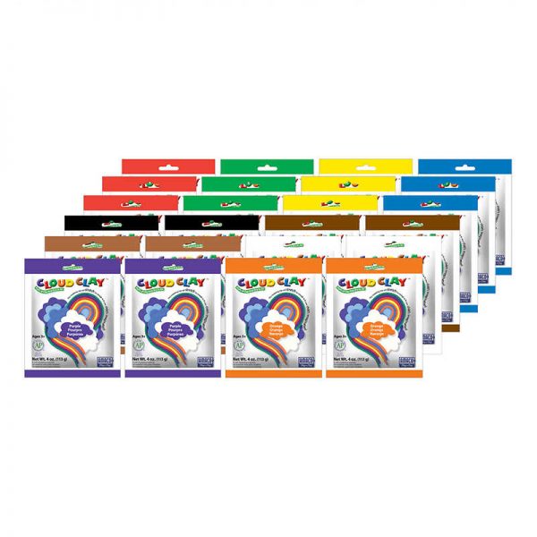 AMERICAN ART CLAY CLOUD CLAY MULTI COLOR 96OZ CLASS PACK AMA30217S