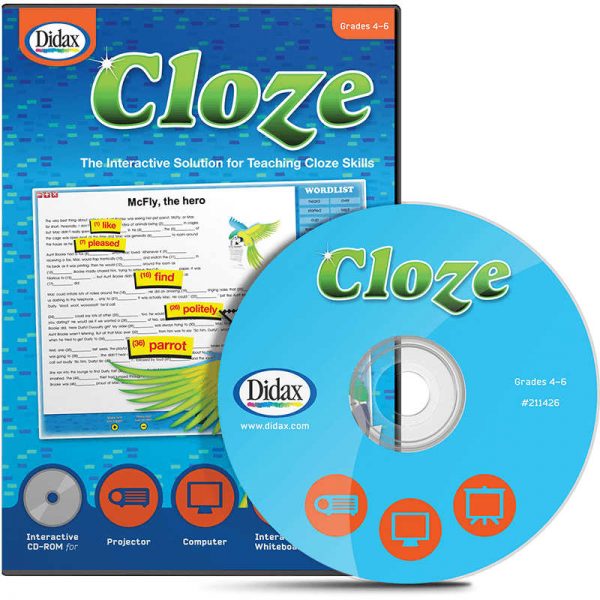 DIDAX CLOZE INTERACTIVE GRADES 4 - 6 DD-211426
