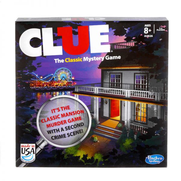 HASBRO TOY GROUP CLUE THE CLASSIC MYSTERY GAME HG-A5826