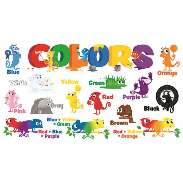 SCHOLASTIC TEACHING RESOURCES COLOR CHAMELEONS MINI BB SET SC-541747