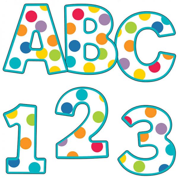 CARSON DELLOSA COLOR ME BRIGHT EZ LETTERS 152PCS CD-130054