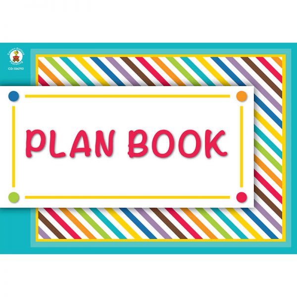 CARSON DELLOSA COLOR ME BRIGHT PLAN BOOK CD-104792