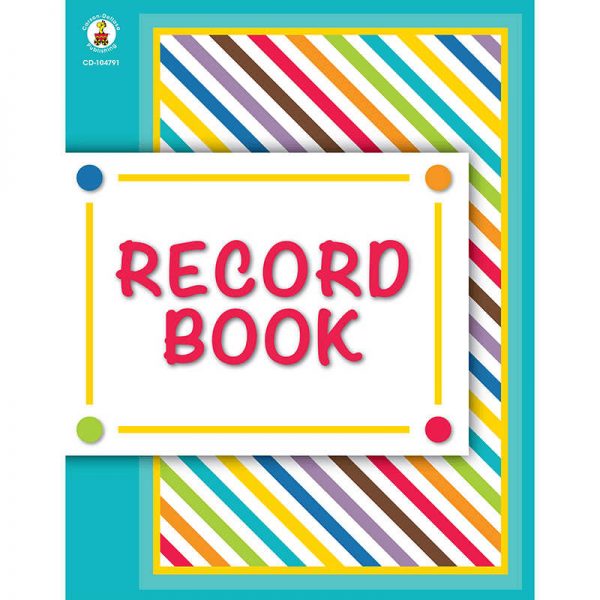 CARSON DELLOSA COLOR ME BRIGHT RECORD BOOK CD-104791