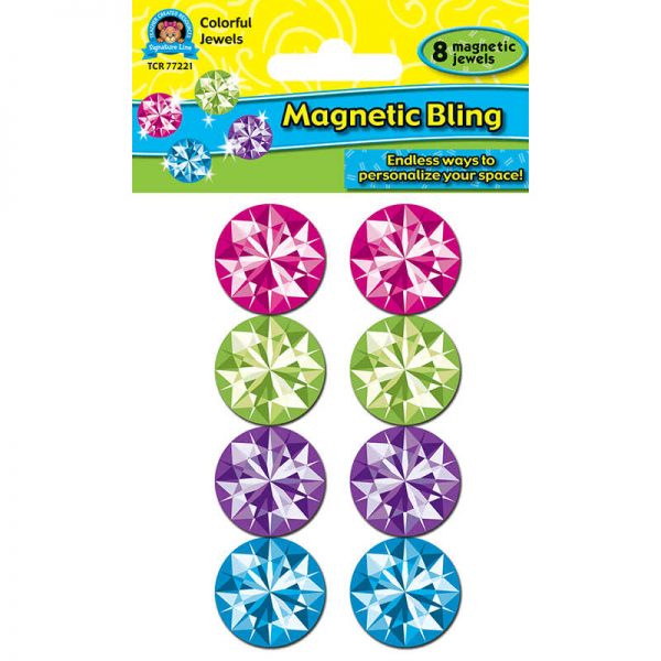 TEACHER CREATED RESOURCES COLORFUL BLING MAGNETIC JEWELS TCR77221