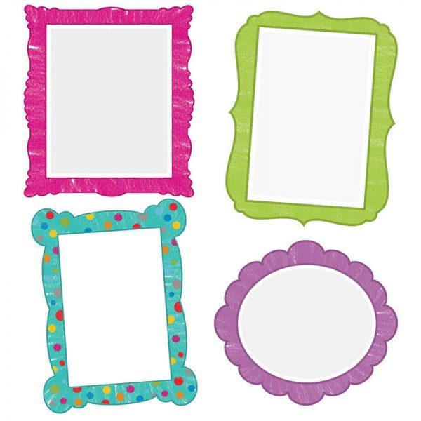 CARSON DELLOSA COLORFUL CHALKBOARD COLORFUL CUT OUTS CD-120165