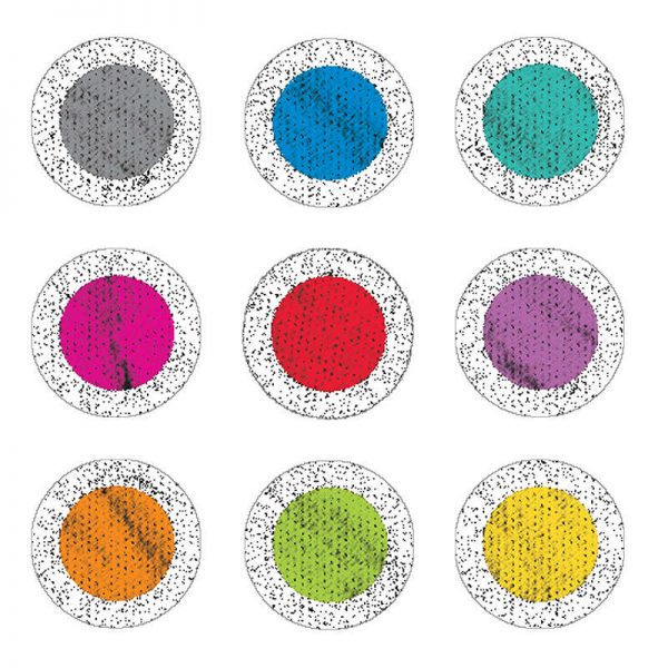 CARSON DELLOSA COLORFUL CHALKBOARD STICKERS GRADE PK-8 CD-168179