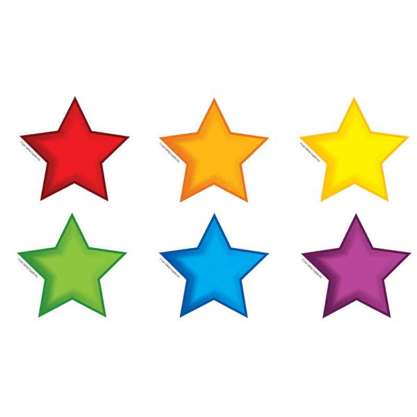 EDUPRESS COLORFUL STARS BB SET ACCENT EP-3144R