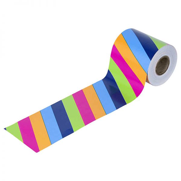 CARSON DELLOSA COLORFUL STRIPES STRAIGHT BORDERS CD-108217