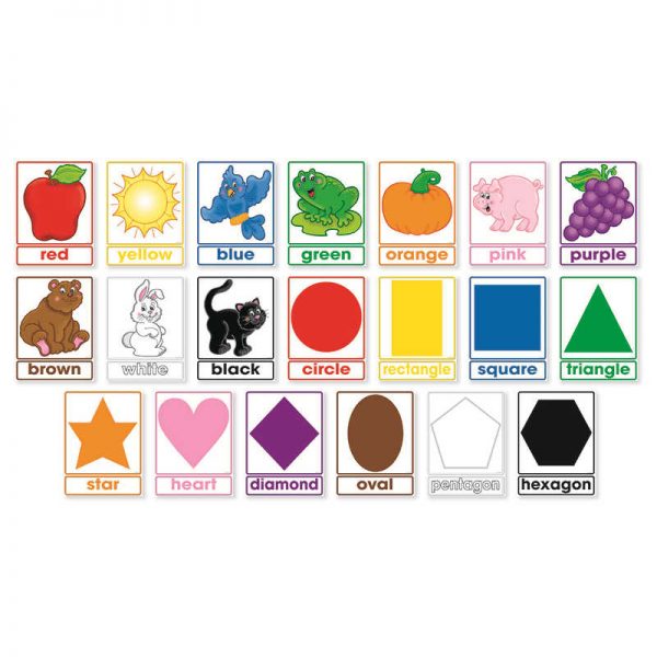 Scholastic teaching resources colors shapes bulletin board sc 565365