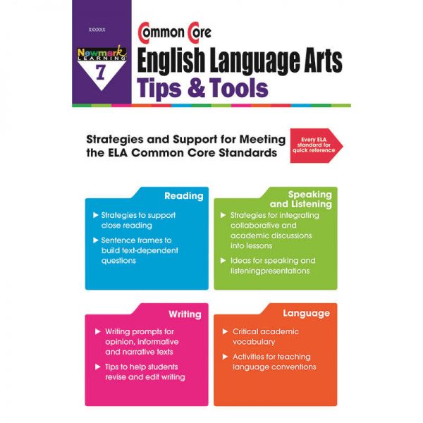 NEWMARK LEARNING COMMON CORE ELA TIPS & TOOLS GRADE 7 NL-2341