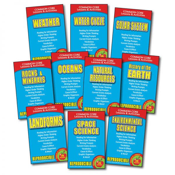 GALLOPADE COMMON CORE LESSONS & ACTIVITIES EARTH SCIENCE GALCOMPEARTH