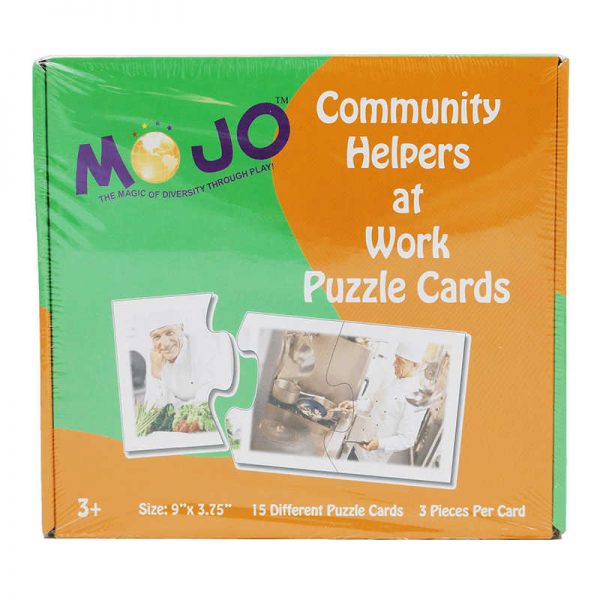 MOJO EDUCATION COMMUNITY HELPERS AT WORK MATCHING PUZZLE CARDS MJ-350008
