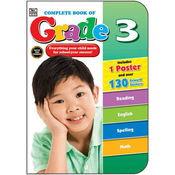 CARSON DELLOSA COMPLETE BOOK OF GRADE 3 CD-704673