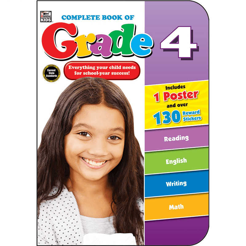 Carson Dellosa Complete Book Of Grade 4 Cd 704674 Teachersparadise