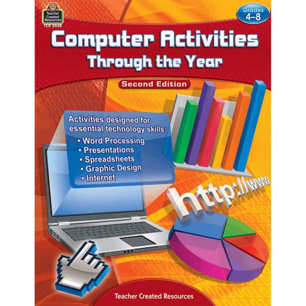 TEACHER CREATED RESOURCES COMPUTER ACTIVITIES THROUGH THE YEAR GRADE 4-8 TCR2448