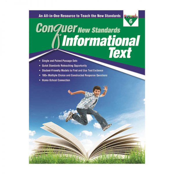 NEWMARK LEARNING CONQUER NEW STANDARDS INFORMATIONAL TEXT GRADE 6 NL-3594