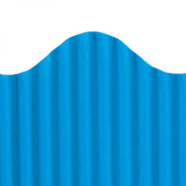 TOP NOTCH TEACHER PRODUCTS CORRUGATED BORDER DARK BLUE TOP21007
