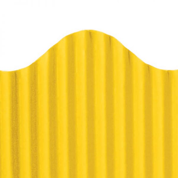 TOP NOTCH TEACHER PRODUCTS CORRUGATED BORDER GOLD TOP21014
