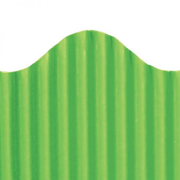 TOP NOTCH TEACHER PRODUCTS CORRUGATED BORDER GRANNY GREEN TOP21008