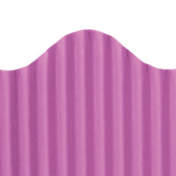 TOP NOTCH TEACHER PRODUCTS CORRUGATED BORDER RADIANT ORCHID TOP21015