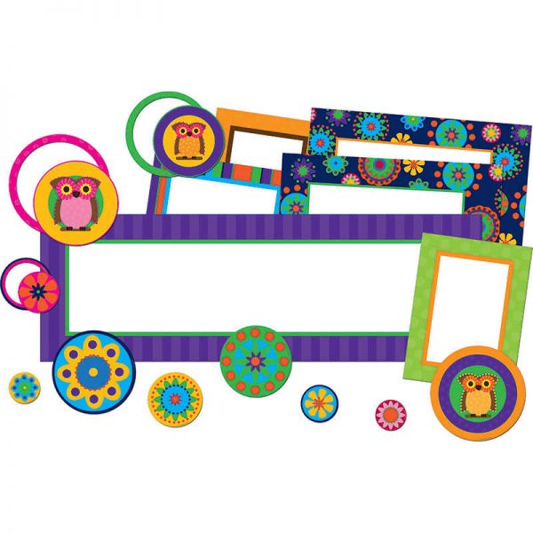 TEACHER CREATED RESOURCES CREATE & DECORATE MOD CIRCLES WITH OWLS TCR74548