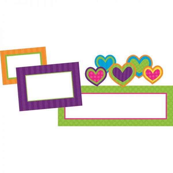 TEACHER CREATED RESOURCES CREATE & DECORATE SASSY DOT HEARTS TCR74549