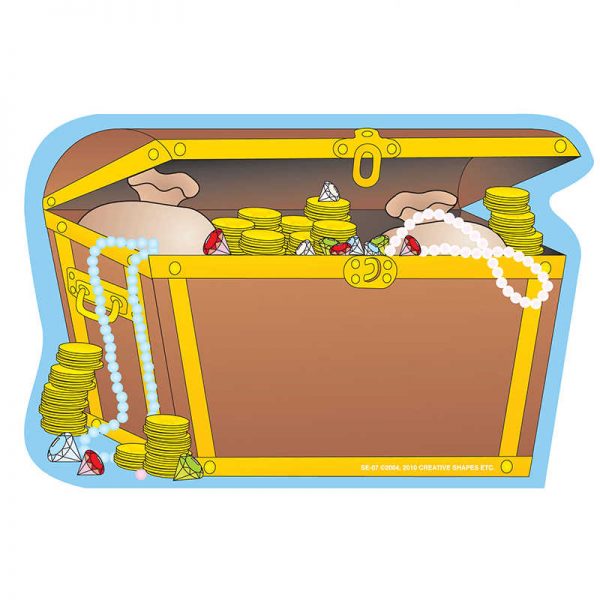 CREATIVE SHAPES ETC. LLC CREATIVE SHAPES NOTEPAD TREASURE CHEST LARGE SE-07