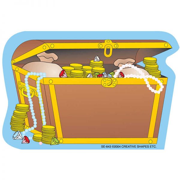 CREATIVE SHAPES ETC. LLC CREATIVE SHAPES NOTEPAD TREASURE CHEST MINI SE-643