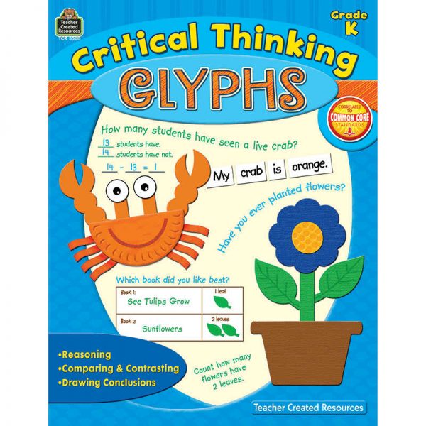 TEACHER CREATED RESOURCES CRITICAL THINKING GLYPHS GRADE K TCR3588
