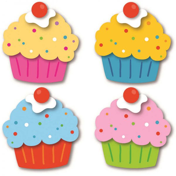 CARSON DELLOSA CUPCAKES CUT OUTS CD-120196
