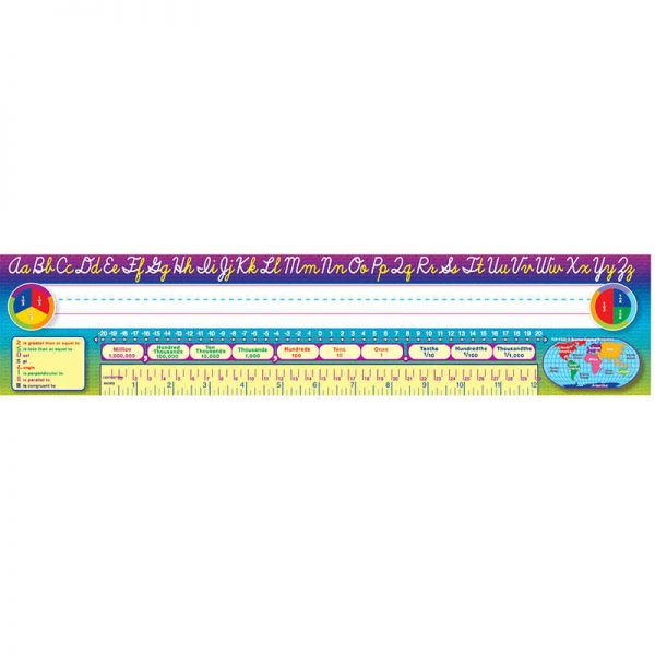 TEACHER CREATED RESOURCES CURSIVE WRITING 36PK SUPER JUMBO NAME PLATES 4 X 18 TCR4302