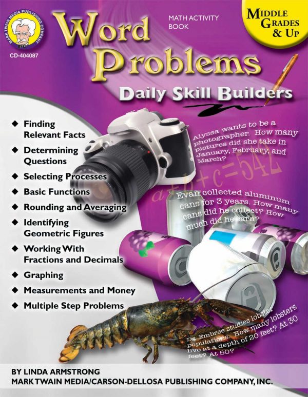 CARSON DELLOSA Daily Skills Builders Series Word Problems CD-404087